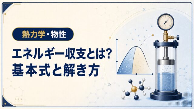 エネルギー収支とは？基本式と解き方を例題でわかりやすく解説
