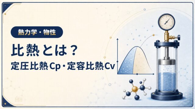 比熱とは？定圧比熱Cp・定容比熱Cvの違いと計算方法をわかりやすく解説