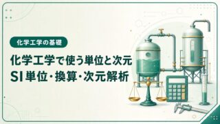 化学工学で使う単位と次元｜SI単位・換算・次元解析を基礎から解説