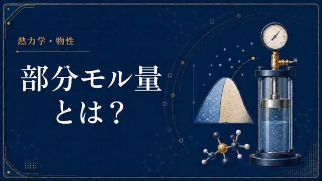 部分モル量とGibbs–Duhem式の関係を示す図解