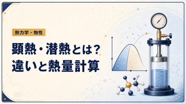 顕熱・潜熱とは？違いと必要熱量の計算を例題で解説