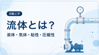 液体と気体の違い、粘性、圧縮性を解説する流体の基礎記事アイキャッチ